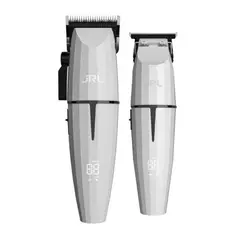 JRL PROFESSIONAL - Combo Onyx Blanco Ghost 1 Clipper Trimmer