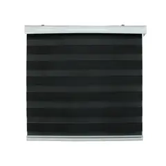 GUIZA - Cortina Roller Duo Zebra Dia y Noche 60 x 200 Cm