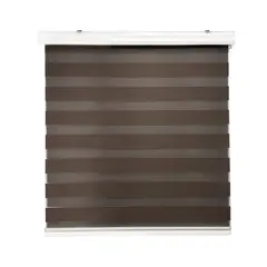 GUIZA - Cortina Roller Duo Zebra Dia y Noche 150 x 200 Cm