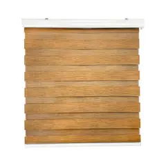 GUIZA - Cortina Roller Duo Zebra Dia y Noche 150 x 200 Cm