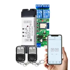 D MOTICA - Interruptor Inteligente Wifi + 2 Control - 2 Canales - 85 a 250 VAC