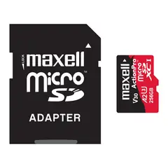 MAXELL - Tarjeta MicroSD 256GB UH-3 8K A2 180MB/S