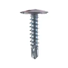 GENERICO - Tornillo Cabeza Lenteja Punta Broca 8 x 1" 100 Unidades