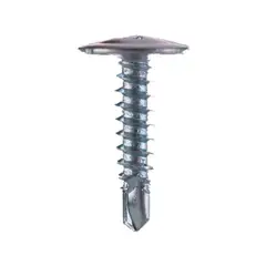 GENERICO - Tornillo Cabeza Lenteja Punta Broca 8 x 1/2" 100 Unidades