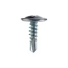 GENERICO - Tornillo Cabeza Lenteja Punta Broca 8 x 1-1/4" 100 Unidades
