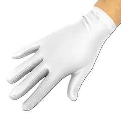 GENERICO - GUANTE LISO 21CM BLANCO X1 UNI