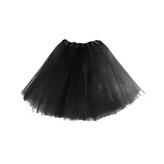 GENERICO - FALDA BALERINA ADULTO LISO NEGRO