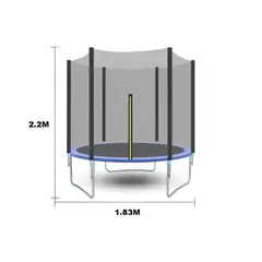 ACTUAL - Cama Elástica Trampolín Gran Tamaño 1.83 x 2.20 Mtrs