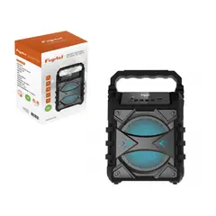FUJITEL - Parlante 5w 4 Fm Tf Usb Mic Tws Luces