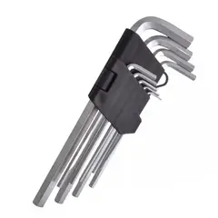OEM - Kit Llaves Allen 9 Piezas Largas con Soporte 12879