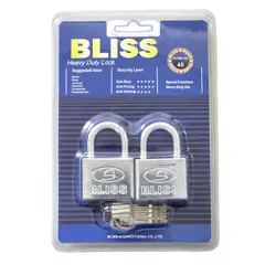 BLISS - Pack 2 Candados de Seguridad 40mm 13346