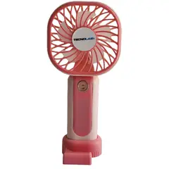TECNOLAB - Mini Ventilador Recargable Portátil Rosa TL669P