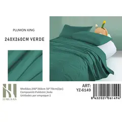 ANGELES DEL HOGAR - PLUMON KING III MUSAS VERDE