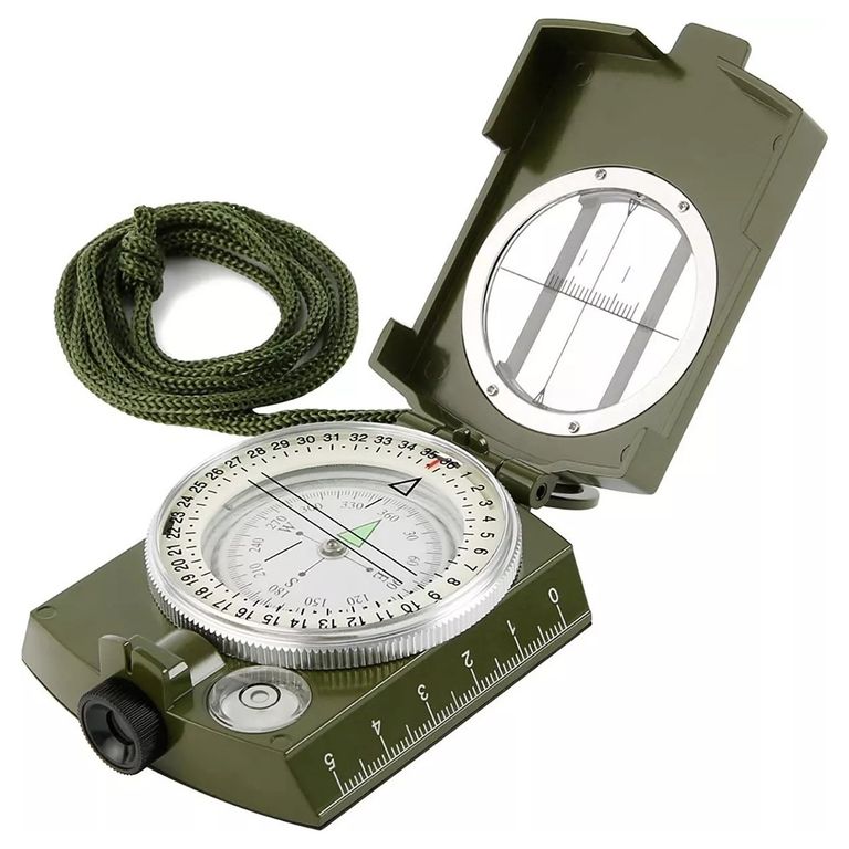 Brujula Militar Multifuncion Con Inclinometro Ip65 Camping