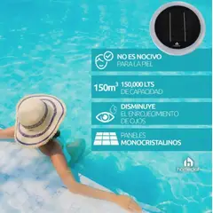 GENERICO - Ionizador Solar para Piscina Homeclaf 150m³
