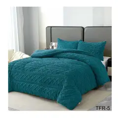 ANGELES DEL HOGAR - COBERTOR DE INVIERNO CON CHIPORRO TRENZADO KING CALIPSO