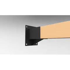 GENERICO - BASE MURO PÉRGOLAS Y TERRAZAS PILARES DE MADERA 4X4 95X95MM BASIKO