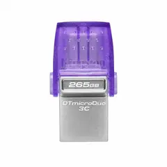 KINGSTON - Pendrive DataTraveler microDuo 3C 256GB USB y USB-C