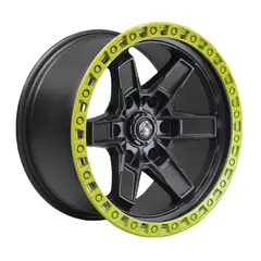 GENERICO - Set 4 Llantas 17x9 6X139 Et-12 KICKER6 MB-LY-BR
