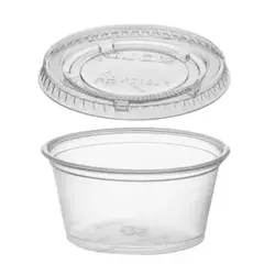 GENERICO - Pocillo Salsero Degustador Plástico 3.25oz 100 Unidades