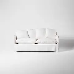 BOKAN - Sofá 2 Cuerpos Puelo Blanco