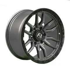 GENERICO - Set 4 Llantas 17x9 6X139 Et0 REBEL6 MG-LB