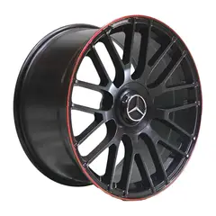 GENERICO - Set 4 - Llanta - 19x8.5 5x112 Et35 Mb-l-red Mbenz9002 Replic