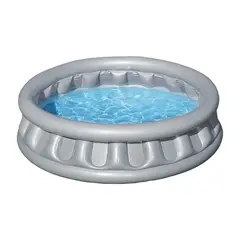 BESTWAY - Piscina Inflable Redonda para Niños 157x41cm Gris
