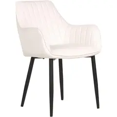 MOBOI - Silla Butaca Sillón Poltrona Velvet Patas Negras