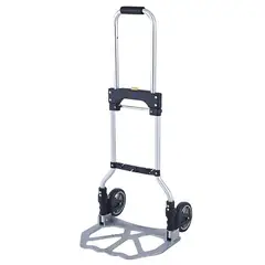 CRUSEC - Carretilla de Carga Yegua Plegable Extensible Soporte 160 kg