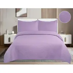 GENERICO - Quilt de Verano 2 plazas Color Lila TF