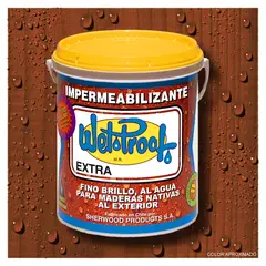 WETPROOF - BARNIZ MADERA EXTERIOR SEMI BRILLO AGUA WET PROOF® EXTRA RAULÍ 1 GAL