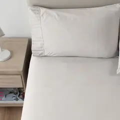 CASATUA - Sabanas Hotel Ultra Suave - Gris - 1,5 Plazas