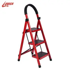 QUICK - Escalera Antideslizante 3 Escalones Peldaño Plegable