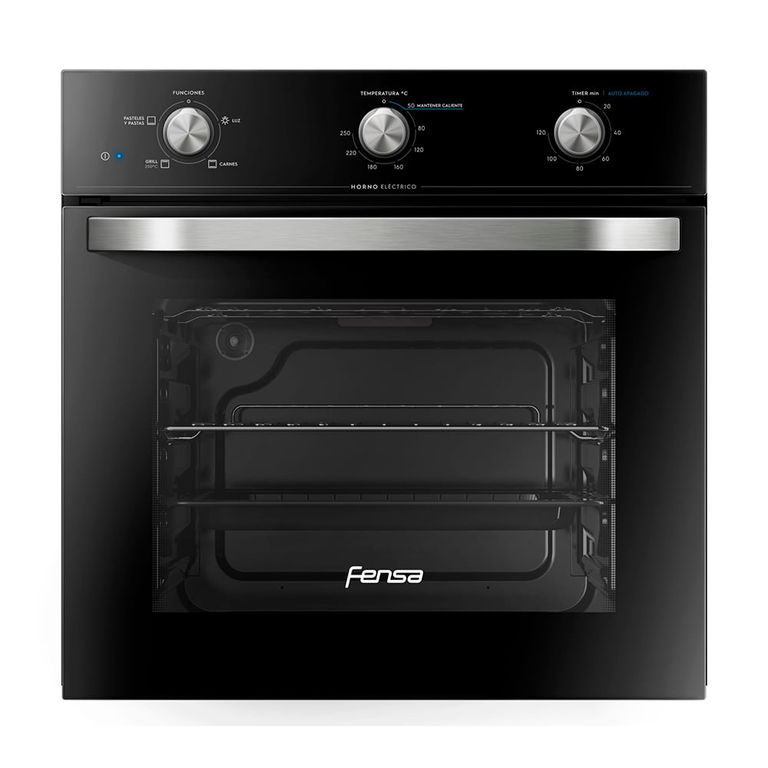 Horno Empotrable Eléctrico 59L Timer y Función Mantener Caliente FHE 1130M Negro