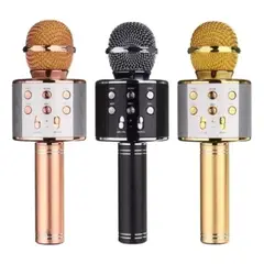 GENERICO - Micrófono Karaoke Bluetooth Mp3 Tres Colores Rouse