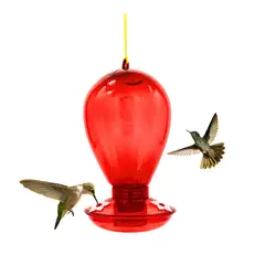 GENERICO - Bebedero Colibrí Picaflor Rojo 1l Aves