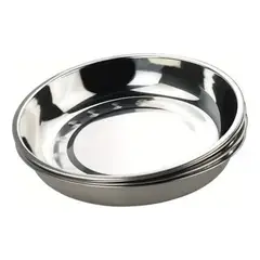 GENERICO - Pack 12 Bowl Sopero Plato Acero Inoxidable 22x3cm