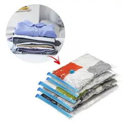 MOVI - PACK DE 6 BOLSAS GUARDA ROPA AL VACIO- TRANSPARENTE