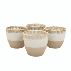WAYU - SET 4 VASOS CERAMICA