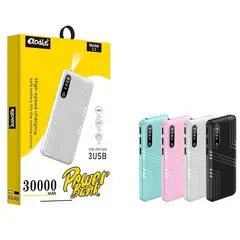 GENERICO - Batería Externa Portátil Carga Rápida Power Bank 30000 Mah