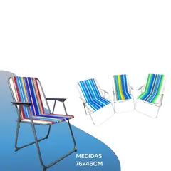 GENERICO - Silla Camping Plegable Paseos Playa