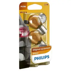 PHILIPS - Kit Ampolletas Py21w Luz Viraje Cruce Intermitentes