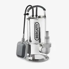 BERCATTI - Bomba Sumergible 1 Hp Agua Sucia SSP10