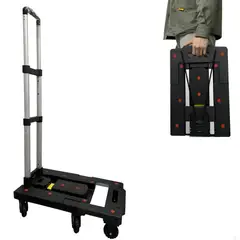 LUBABYCAS - Carro De Carga Plegable Expandible Con Accesorios