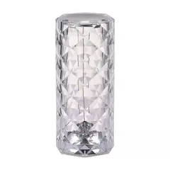 HB LEDS - Lámpara de Mesa Recargable Touch Cilindro Diamante LED Dimeable