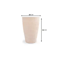 MILK - MACETERO CONE RISCATO 55 ARENA CPLATO