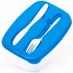 WAKESHOME - Lonchera Térmica De Plástico Fiambrera Colación Con Servicio