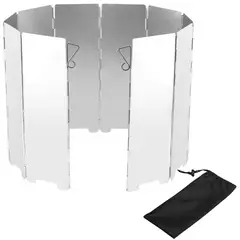 GENERICO - Protector De Viento Para Cocinilla Portatil Camping 84x24cm
