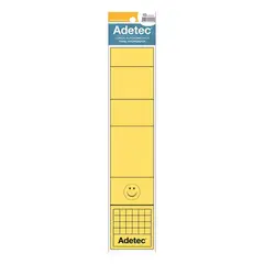 ADETEC - Lomos Autoadhesivos Para Archivador Ancho 10 Unidades
